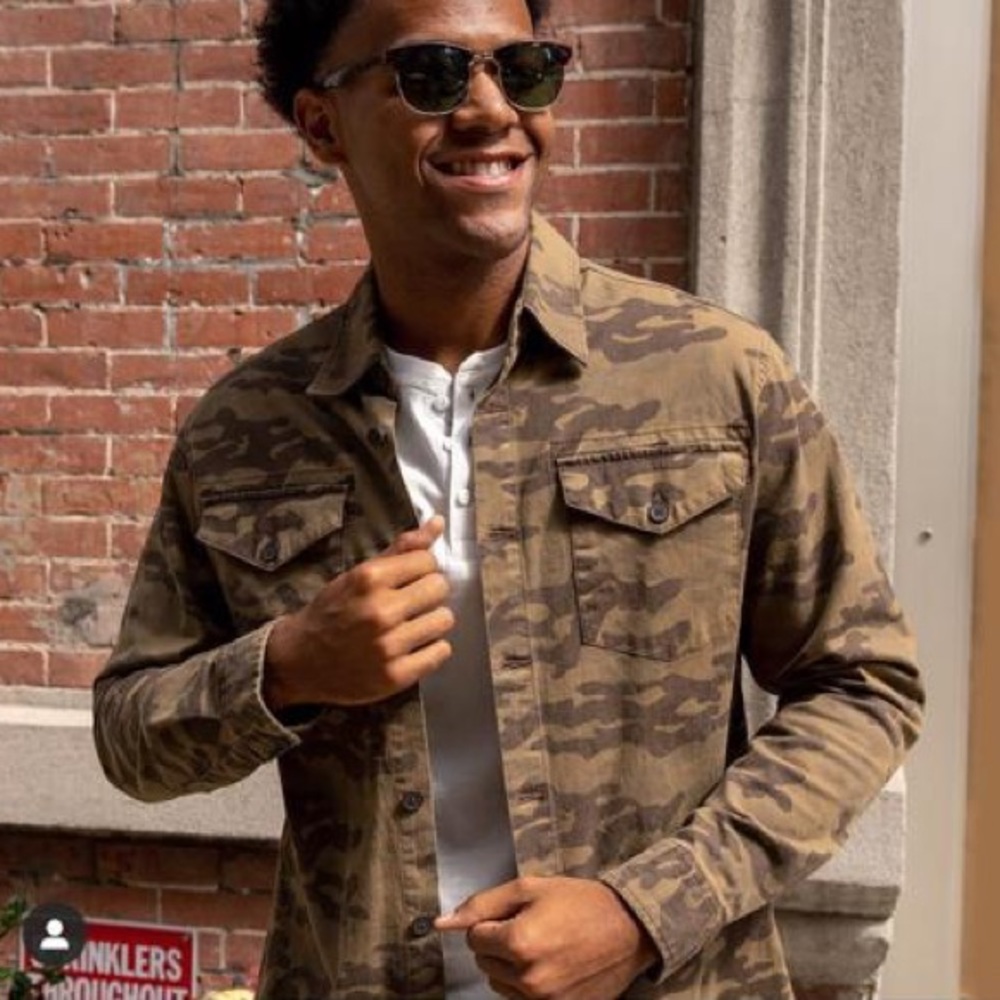 Camo Stretch Denim Workshirt